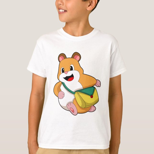 Hamster mit Beutel.PNG T-Shirt (Vorderseite)