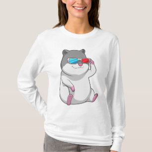Hamster mit Brille T-Shirt