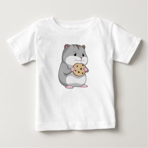 Hamster mit Cookie Baby T-shirt
