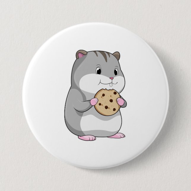 Hamster mit Cookie Button (Vorderseite)