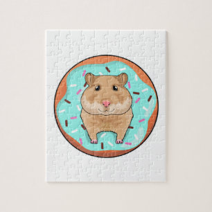 Hamster mit Donut