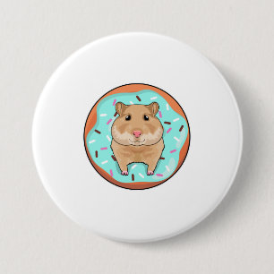 Hamster mit Donut Button