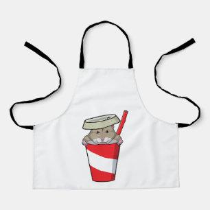 Hamster mit Drink Schürze