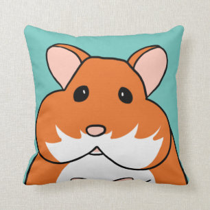 Hamster mit gefüllten Wangen Kissen