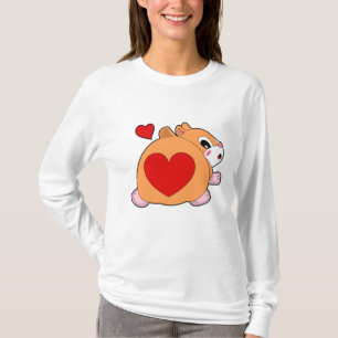 Hamster mit Herz T-Shirt