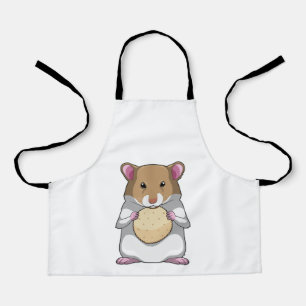 Hamster mit Keks Schürze