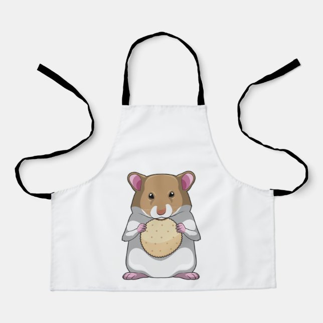Hamster mit Keks Schürze (Vorderseite)