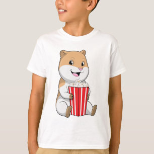 Hamster mit Knochen von Popcorn T-Shirt