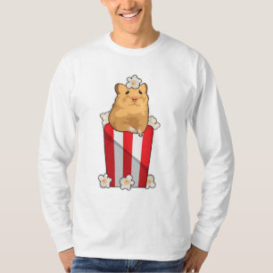 Hamster mit Popcorn T-Shirt