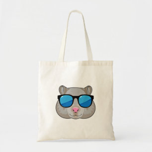 Hamster mit Sonnenbrille Tragetasche