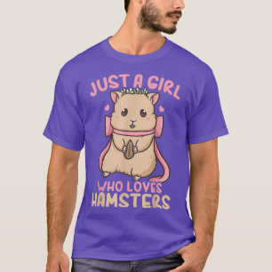 Hamster nur ein Mädchen, das Hamster Liebe T-Shirt