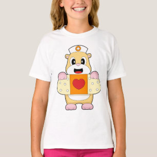Hamster Nurse Plaster T-Shirt