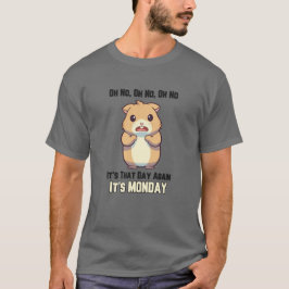 Hamster - Oh No, it’s that Day, it’s Monday T-Shirt