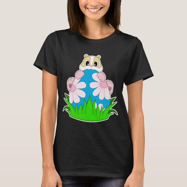 Hamster Ostern Osterei T-Shirt (Vorderseite)