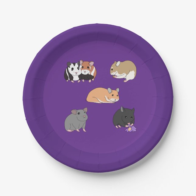 Hamster  pappteller (Vorderseite)