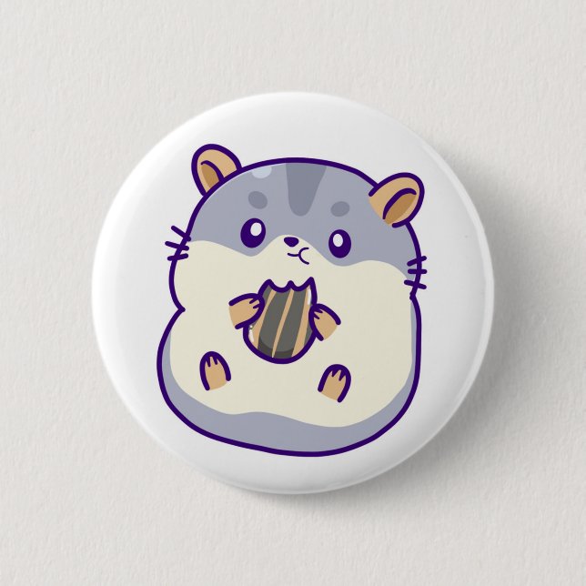 Hamster pin button (Vorderseite)