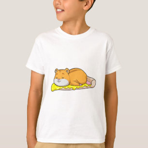 Hamster & Pizza mit Käse T-Shirt