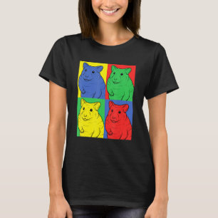 Hamster Pop Art - Retro Rodent T-Shirt