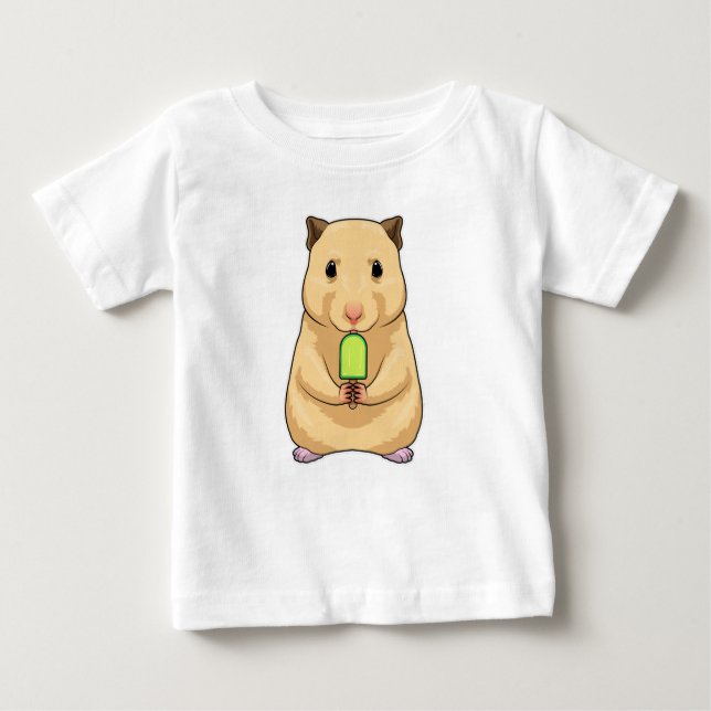Hamster Popsicle Baby T-shirt (Vorderseite)