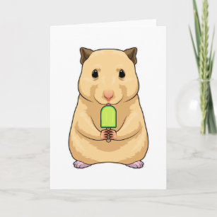 Hamster Popsicle Karte