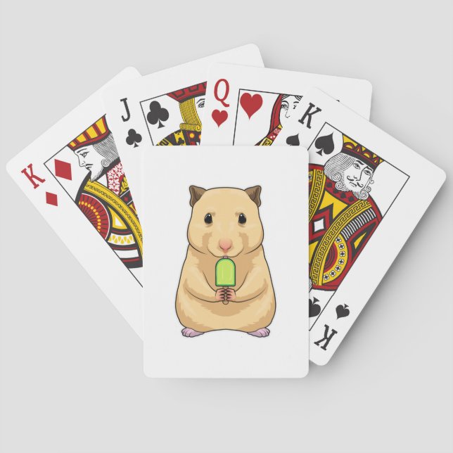 Hamster Popsicle Spielkarten (Rückseite)