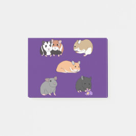 Hamster  post-it klebezettel