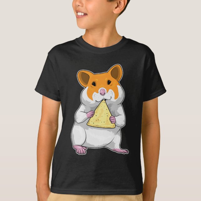 Hamster-Potato-Chips T-Shirt (Vorderseite)