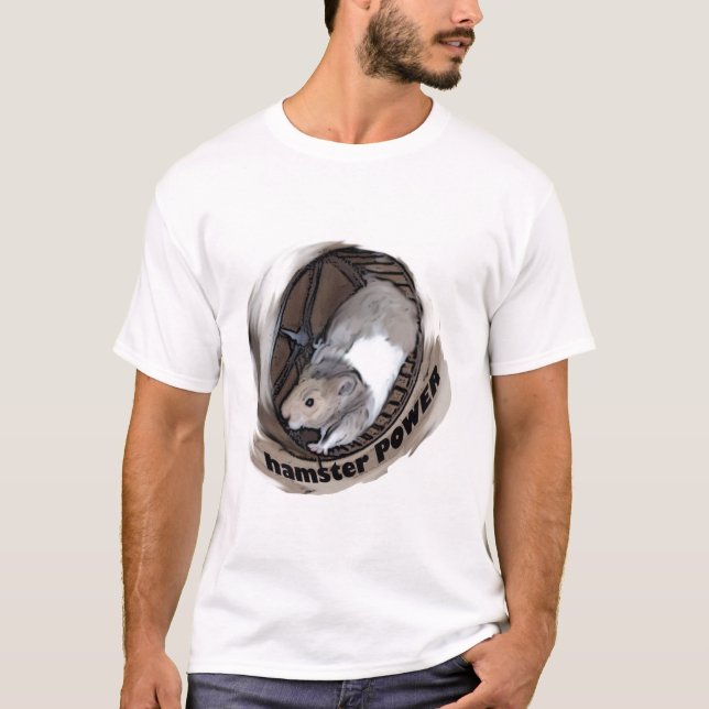 Hamster-Power T-Shirt (Vorderseite)