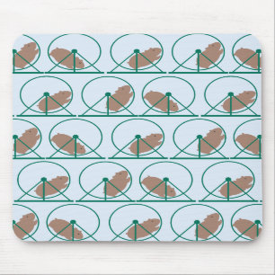 Hamster-Rad Mousepad