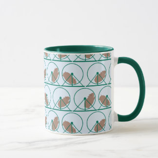 Hamster-Rad-Tasse (Grün) Tasse