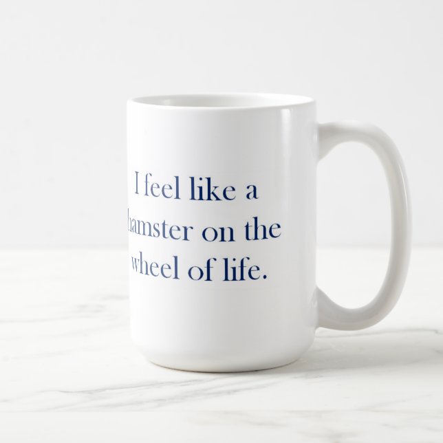 Hamster-Rad-Tasse Kaffeetasse (Rechts)