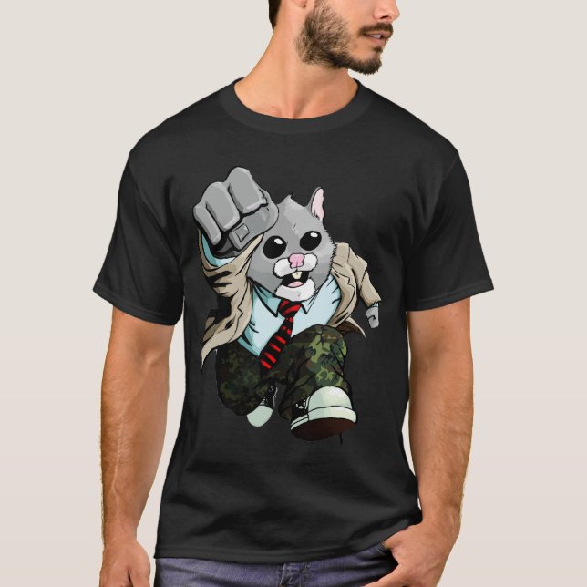 Hamster-Raserei-Shirt T-Shirt (Vorderseite)