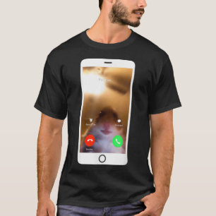 Hamster ruft Meme Front Factor Kamera Funny T-Shirt