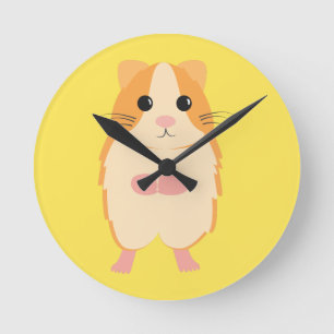 Hamster Runde Wanduhr