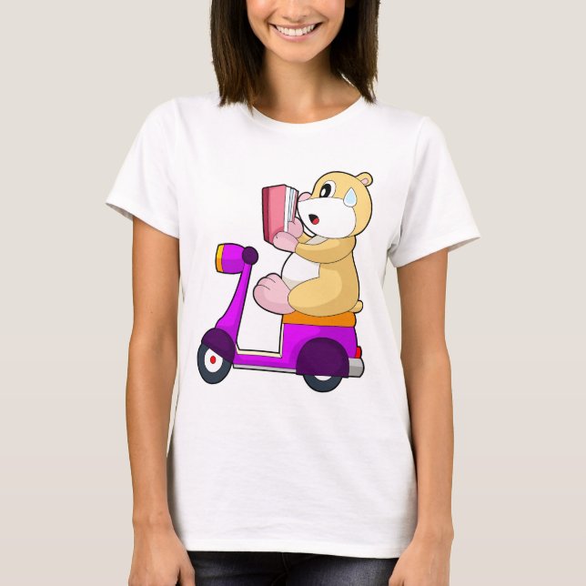 Hamster Scooter T-Shirt (Vorderseite)