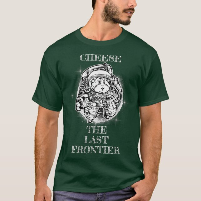 Hamster Shirt Hammy Astronautenkäse der letzte (Vorderseite)