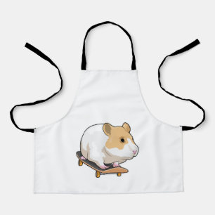 Hamster Skater Skateboard Schürze