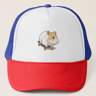 Hamster Skater Skateboard Truckerkappe