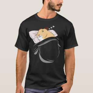 Hamster Sleeping Hammy Pajamas Nap PJs Outfit Gift T-Shirt