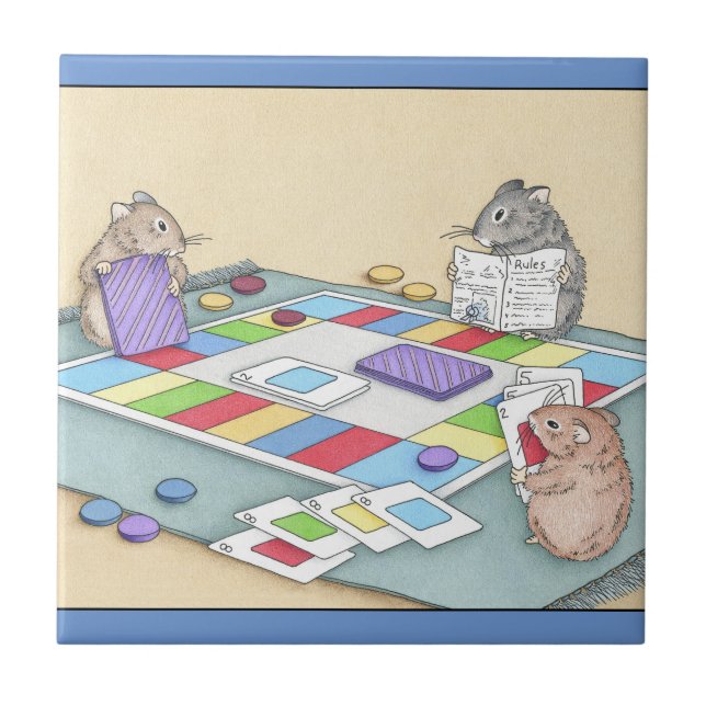 Hamster-Spiele Fliese (Vorderseite)