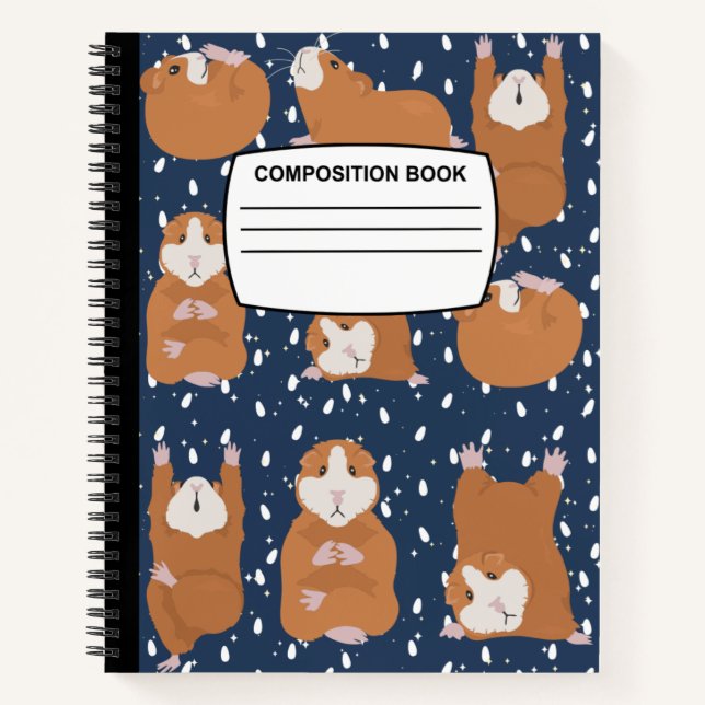 Hamster Spiralkomposition Notebook Notizbuch (Vorderseite)