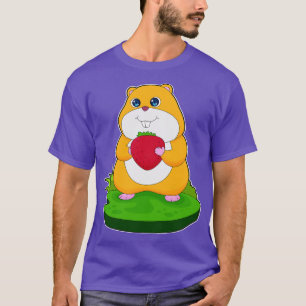 Hamster Strawberry Frucht T-Shirt