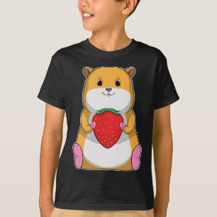 Hamster Strawberry Frucht T-Shirt