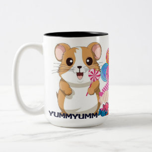 Hamster-Tasse Zweifarbige Tasse