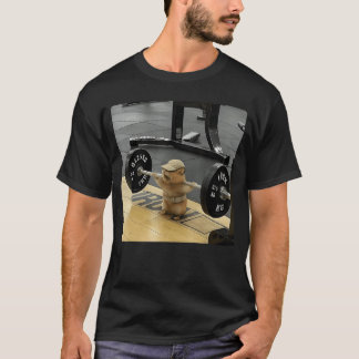 Hamster-Totlast-Training Lustig Süß Ratte Gewichth T-Shirt
