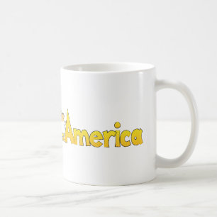 Hamster über Amerika Kaffeetasse