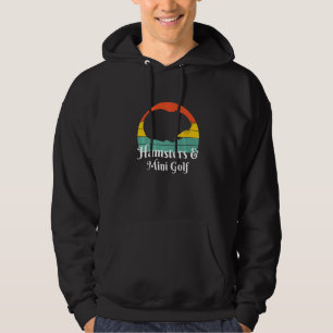 Hamster und Minigolf Hoodie