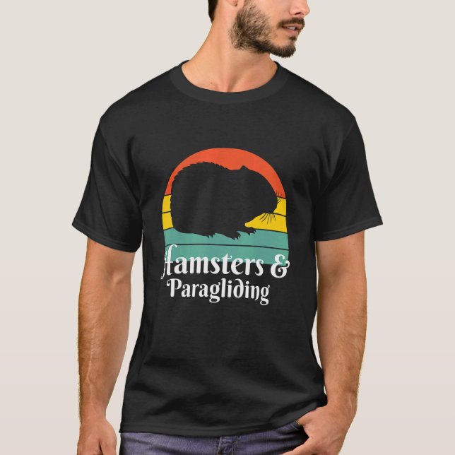 Hamster und Paragliding T-Shirt (Vorderseite)
