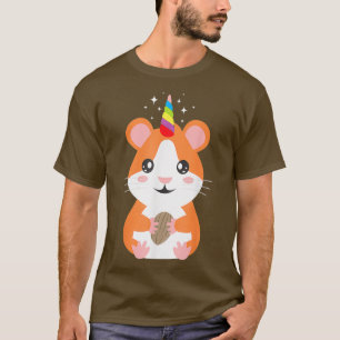 Hamster Unicorn Funny Hamster Lover Fantasy T-Shirt