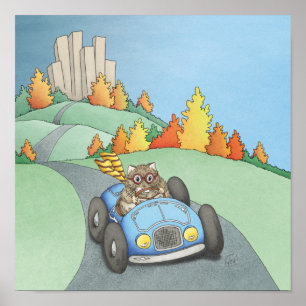 Hamster Weekend Getaway Poster